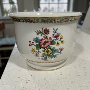 Coalport Ming Rose China Flower Pot